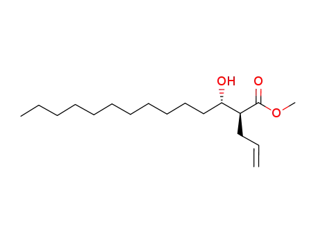 (2RS,3SR)-2-allyl-3-hydroxytetradecanoic acid methyl ester