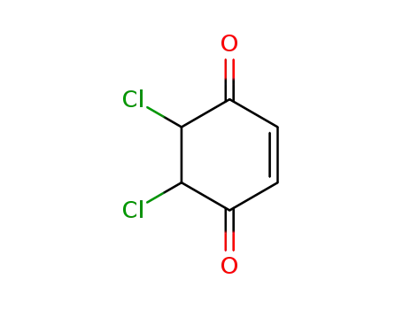 Molecular Structure of 5273-62-1 (5,6-dichlorocyclohex-2-ene-1,4-dione)