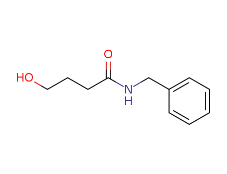 Molecular Structure of 19340-88-6 (Butanamide, 4-hydroxy-N-(phenylmethyl)-)