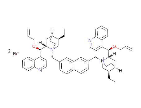 2,7-bis[O(9)-allylhydrocinchonidinium-N-methyl]naphthalene dibromide