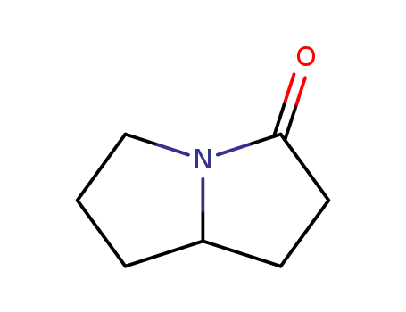 Molecular Structure of 32548-24-6 (3H-Pyrrolizin-3-one, hexahydro-)