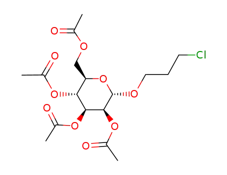 2,3,4,6-tetra-O-acetyl-1-O-(3-chloropropyl)-α-D-mannopyranoside