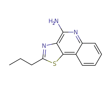Molecular Structure of 256922-53-9 (2-Propylthiazolo[4,5-c]quinolin-4-aMine)