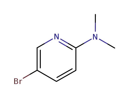 Molecular Structure of 26163-07-5 (5-Bromo-2-(dimethylamino)pyridine)