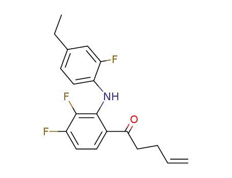 1-[2-(4-ethyl-2-fluoro-phenylamino)-3,4-difluoro-phenyl]-pent-4-en-1-one