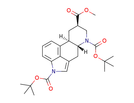 1,6-di(tert-butoxycarbonyl)-ergoline-8β-carboxylic acid methyl ester