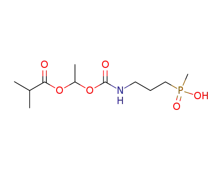 3-{[1-isobutanoyloxyethoxy]carbonylamino}propyl methylphosphinic acid