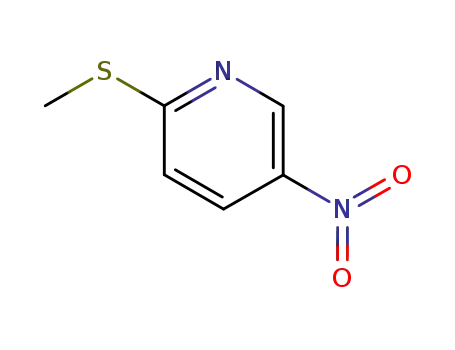 Pyridine,2-(methylthio)-5-nitro-