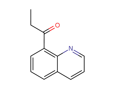 Molecular Structure of 90029-06-4 (1-(quinolin-8-yl)propan-1-one)