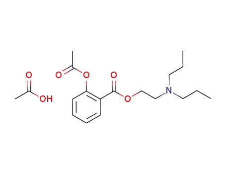 2-dipropylaminoethyl acetylsalicylate acetate