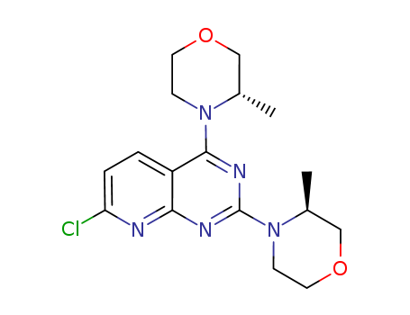 (3S,3'S)-4,4'-(7-chloropyrido[2,3-d]pyrimidine-2,4-diyl)bis(3-methylmorpholine)