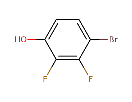 Molecular Structure of 144292-32-0 (4-Bromo-2,3-difluorophenol)