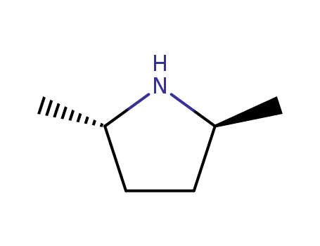 Molecular Structure of 117968-50-0 ((2S,5S)-2,5-Dimethyl-pyrrolidine)