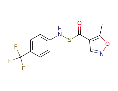 5-methyl-4-(4-trifluoromethylphenyl)aminothiocarbonylisoxazole