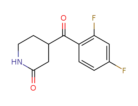 4-(2,4-difluorobenzoyl)piperidinone