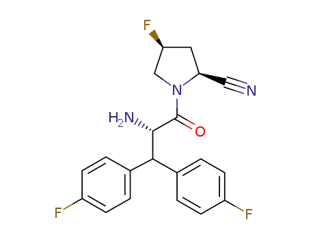 (2S,4S)-1-[(2S)-2-amino-3,3-bis(4-fluorophenyl)propanoyl]-4-fluoropyrrolidine-2-carbonitrile hydrochloride