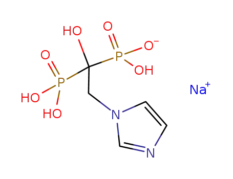 1-hydroxy-2-(1-imidazolyl)ethylidenebisphosphonic acid monosodium