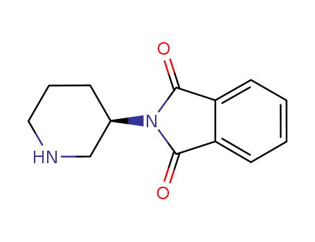 Molecular Structure of 886588-61-0 (3-(R)-PIPERIDINYL PHTHALIMIDE HYDROCHLORIDE)