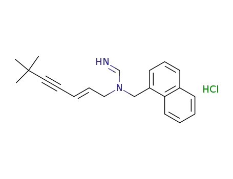 (E)-N-(6,6-dimethyl-2-hepten-4-ynyl)-N-(iminomethyl)-1-naphthalenemethanamine, monohydrochloride