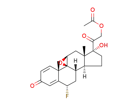 21-acetyloxy-9β,11β-epoxy-6α-fluoro-17α-hydroxy-1,4-diene-3,20-dione