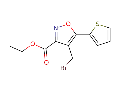ethyl [4-bromomethyl-5-(2-thienyl)isoxazol-3-yl]carboxylate