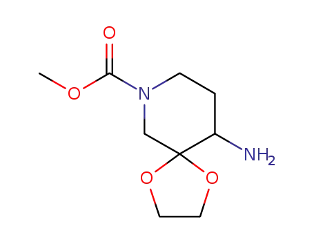 methyl 10-amino-1,4-dioxa-7-azaspiro[4.5]decane-7-carboxylate