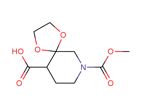 7-(methoxycarbonyl)-1,4-dioxa-7-azaspiro[4.5]decane-10-carboxylic acid