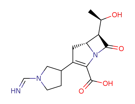 (5R,6S)-3-(1-formimidoylpyrrolidin-3-yl)-6-[(1R)-1-hydroxyethyl]-7-oxo-1-azabicyclo[3.2.0]hept-2-ene-2-carboxylic acid