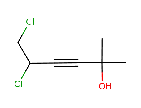 5,6-dichloro-2-methylhex-3-yn-2-ol