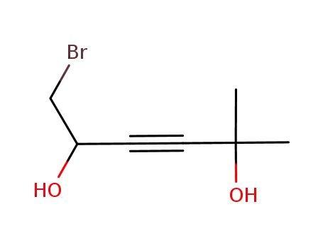 1-bromo-5-methylhex-3-yne-2,5-diol
