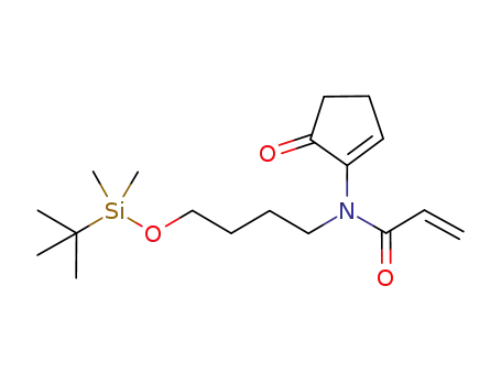 N-[(4-tertbutyldimethylsilyloxy)butyl]-N-(5-oxocyclopentenyl)acrylamide