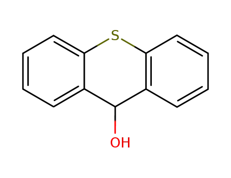 Molecular Structure of 6783-74-0 (9H-Thioxanthen-9-ol)