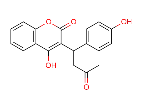 Molecular Structure of 24579-14-4 (4-HYDROXY-3-[1'-(4''-HYDROXYPHENYL)-3'-OXOBUTYL]-2H-1-BENZOPYRAN-2-ONE)
