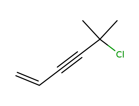 Molecular Structure of 819-44-3 (1-Hexen-3-yne, 5-chloro-5-methyl-)