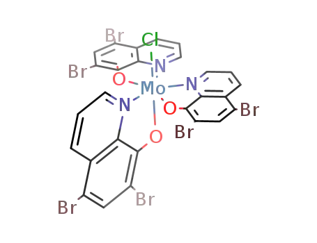 chlorotris(5,7-dibromo-8-quinolinolato)molybdenum(IV)