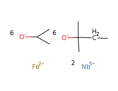 bis(tri-t-amyloxy-tri-isopropoxy-niobate)iron(II)