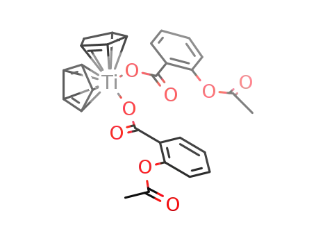 (η(5)-cyclopentadienyl)2Ti(IV)(acetylsalicylate)2
