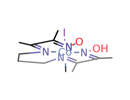 trans-methyl iodo cobalt (III) 3,9-dimethyl-4,8-diazaundecane-3,8-diene-2,10-dione dioximate