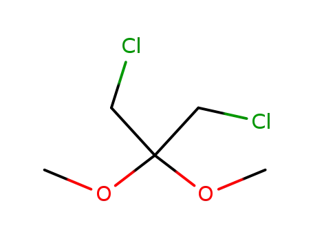 Molecular Structure of 6626-57-9 (1,3-Dichloro-2,2-dimethoxypropane)