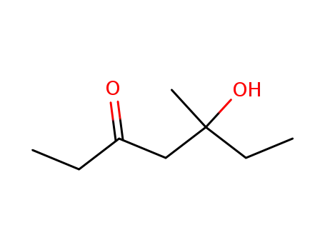 Molecular Structure of 39121-37-4 (3-Heptanone, 5-hydroxy-5-methyl-)
