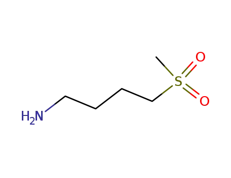 Molecular Structure of 552838-69-4 (1-Butanamine, 4-(methylsulfonyl)-)