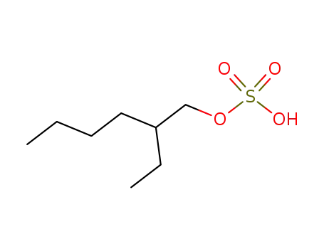 Molecular Structure of 72214-01-8 (2-Ethylhexyl sulfate)