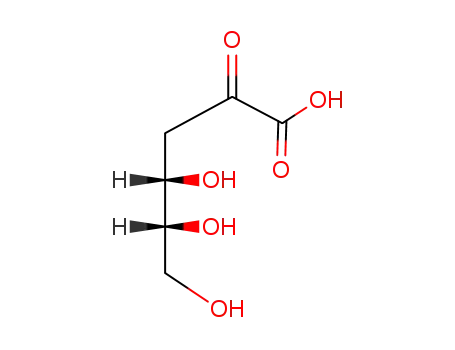 4,5,6-trihydroxy-2-oxohexanoic acid