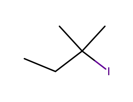 Molecular Structure of 594-38-7 (2-IODO-2-METHYLBUTANE)