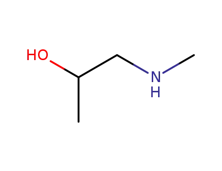 Molecular Structure of 16667-45-1 (1-(methylamino)propan-2-ol)