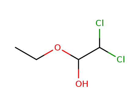 Molecular Structure of 80944-05-4 (2,2-Dichloro-1-ethoxyethanol)