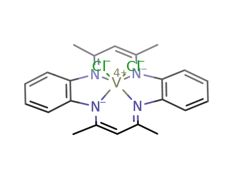 (5,7,12,14-tetramethyldibenzo[b,i][1,4,8,11]tetraazacyclotetradecinate(2-))VCl2