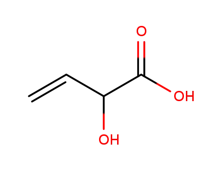 Molecular Structure of 600-17-9 (2-Hydroxy-3-butenoicacid)