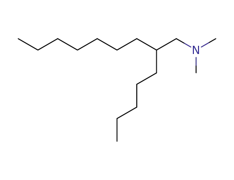 Molecular Structure of 99916-30-0 (N,N-Dimethyl-2-pentylnonylamine)