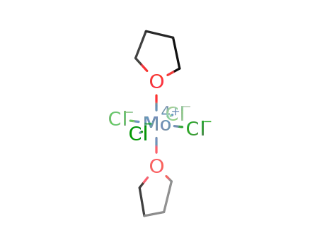 Molecular Structure of 16998-75-7 (Molybdenum, tetrachlorobis(tetrahydrofuran)-)
